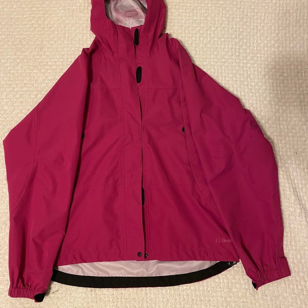 LL Bean Trail Model Rain Jacket Lightweight